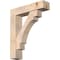 Ekena Millwork Merced Block Smooth Bracket w/ Offset Brace, Douglas Fir, 7 1/2"W x 32"D x 38"H BKT0806X32X38MRC05SDF - alternate 1
